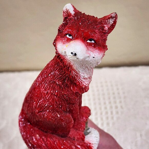 Joseph James Figural Beer Tap Handle Rare Red Fox - Las Vegas Pull Tap Handle